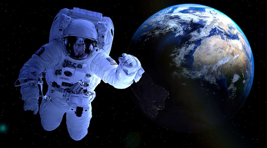 Floating Astronaut On Space Planet Background Astronaut Galaxy Among  Universe Background Image And Wallpaper for Free Download