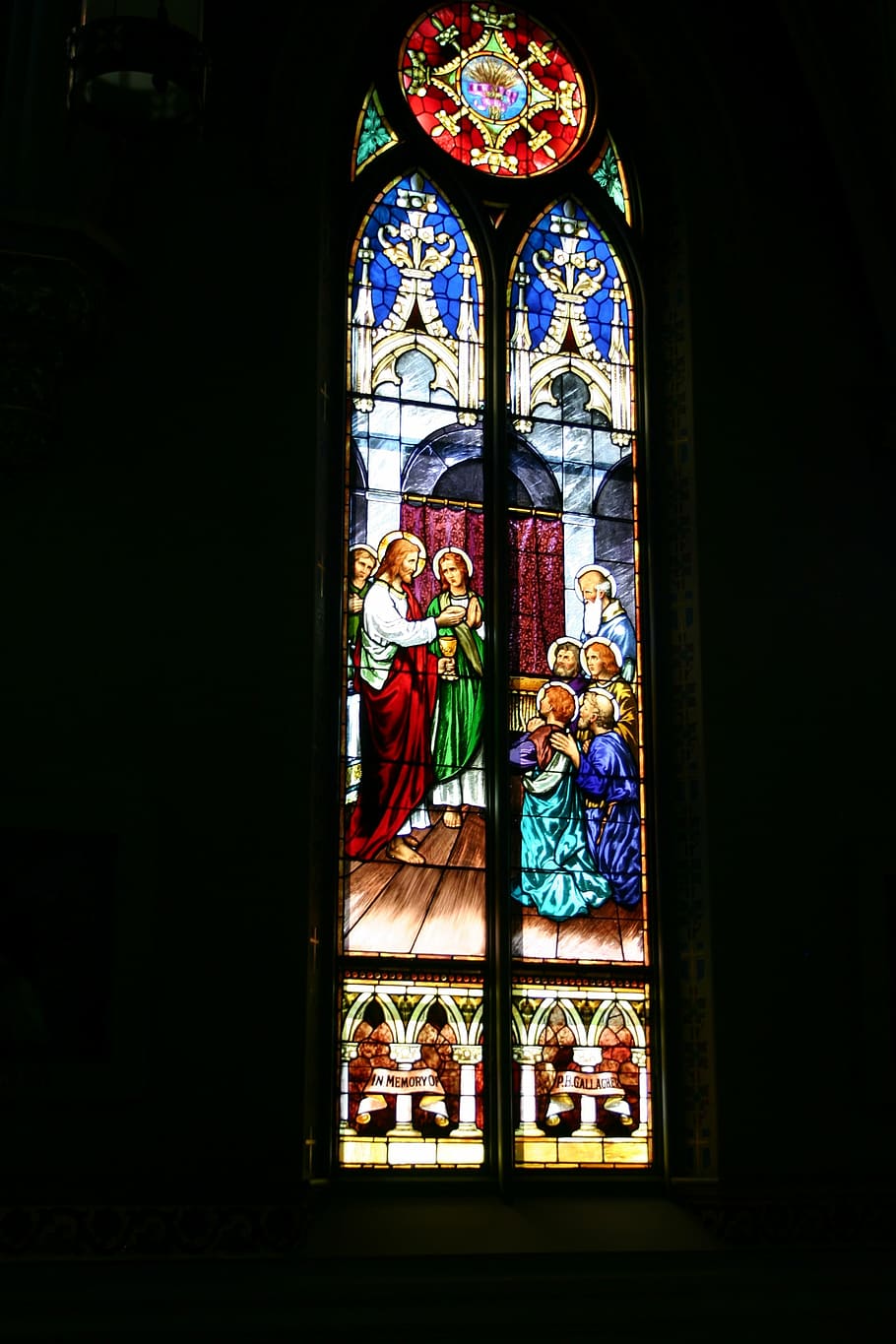 church, window, stained Glass, religion, christianity, architecture HD wallpaper