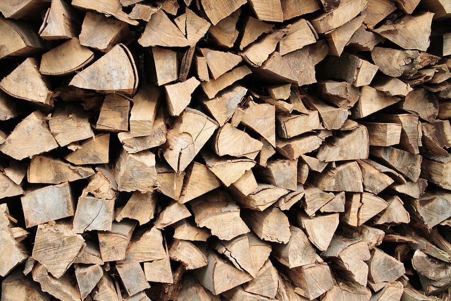 Firewood, Log, Stack, holzstapel, stacked up, pile of wood HD wallpaper