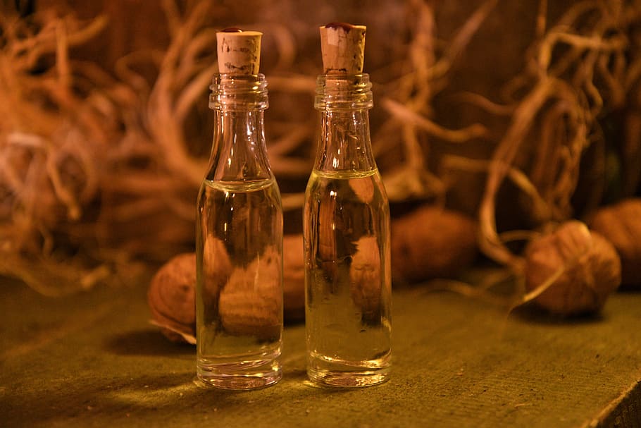 bottle, bottles, brandy, drink, alcoholic, alcoholic beverage HD wallpaper