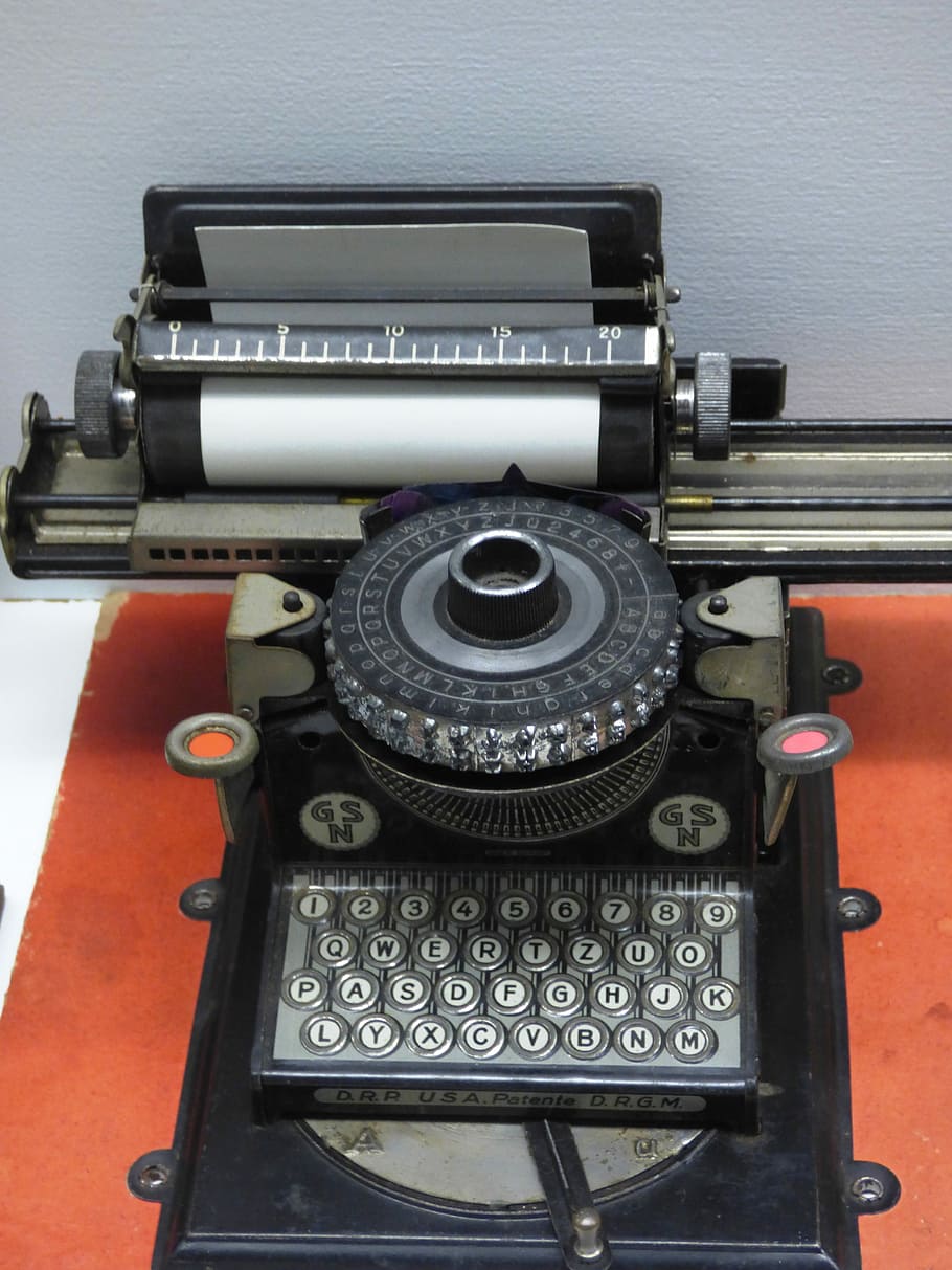 Machine, Typewriter, Print, Font, letters, writing, cutting HD wallpaper