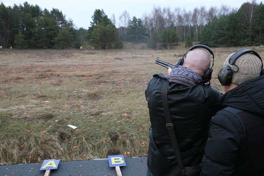 target, shooting, riffle, weapon, gun, shot, outdoors, nature HD wallpaper