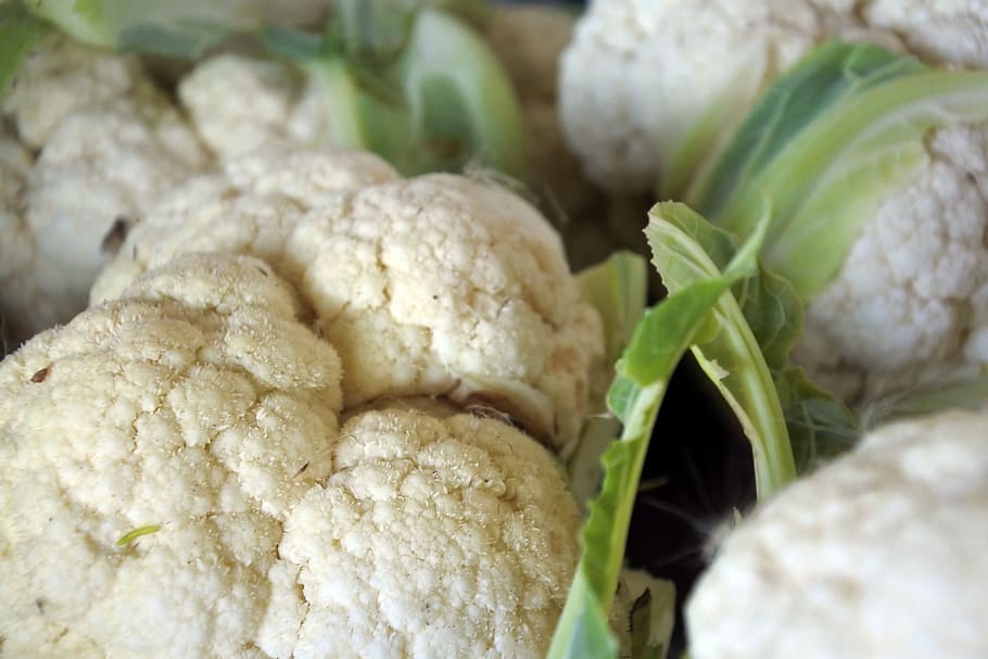 Cabbage, Cauliflower, Kochan, Forks, vegetables, lunch, kitchen HD wallpaper