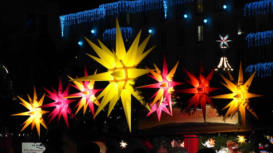 advent, light, december, mood, christmas, christmas market HD wallpaper