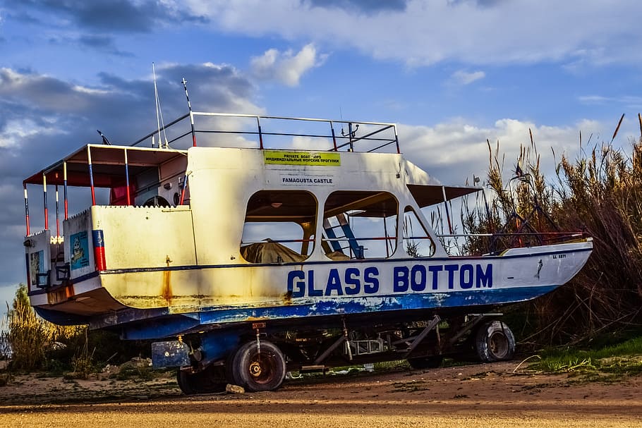 Boat, Vessel, Aged, Old, Weathered, trailer, cyprus, transportation HD wallpaper