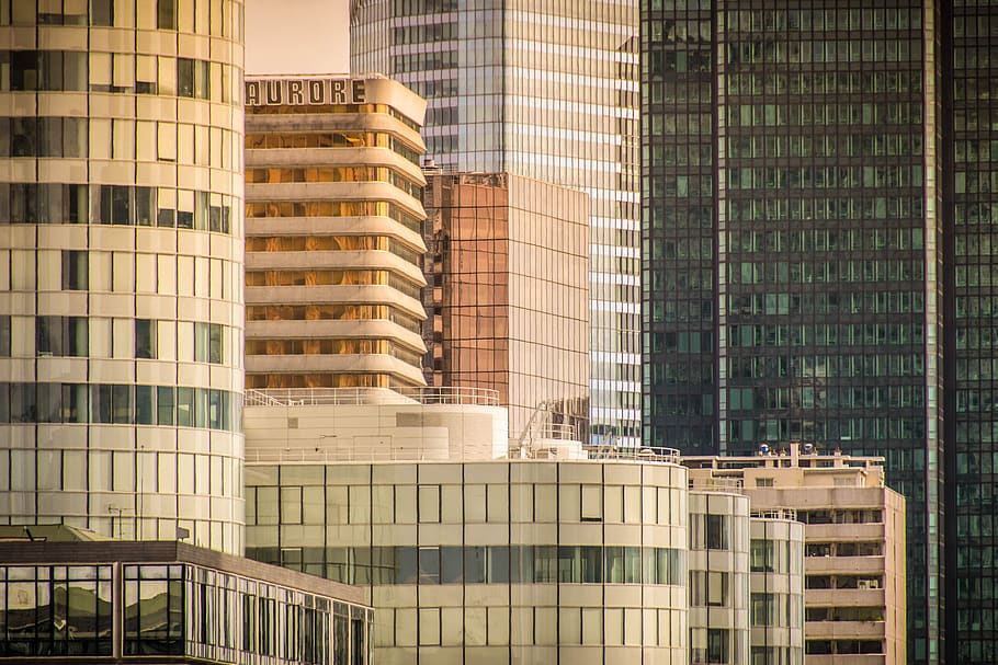 architecture, facade, building, window, modern, paris, built structure HD wallpaper