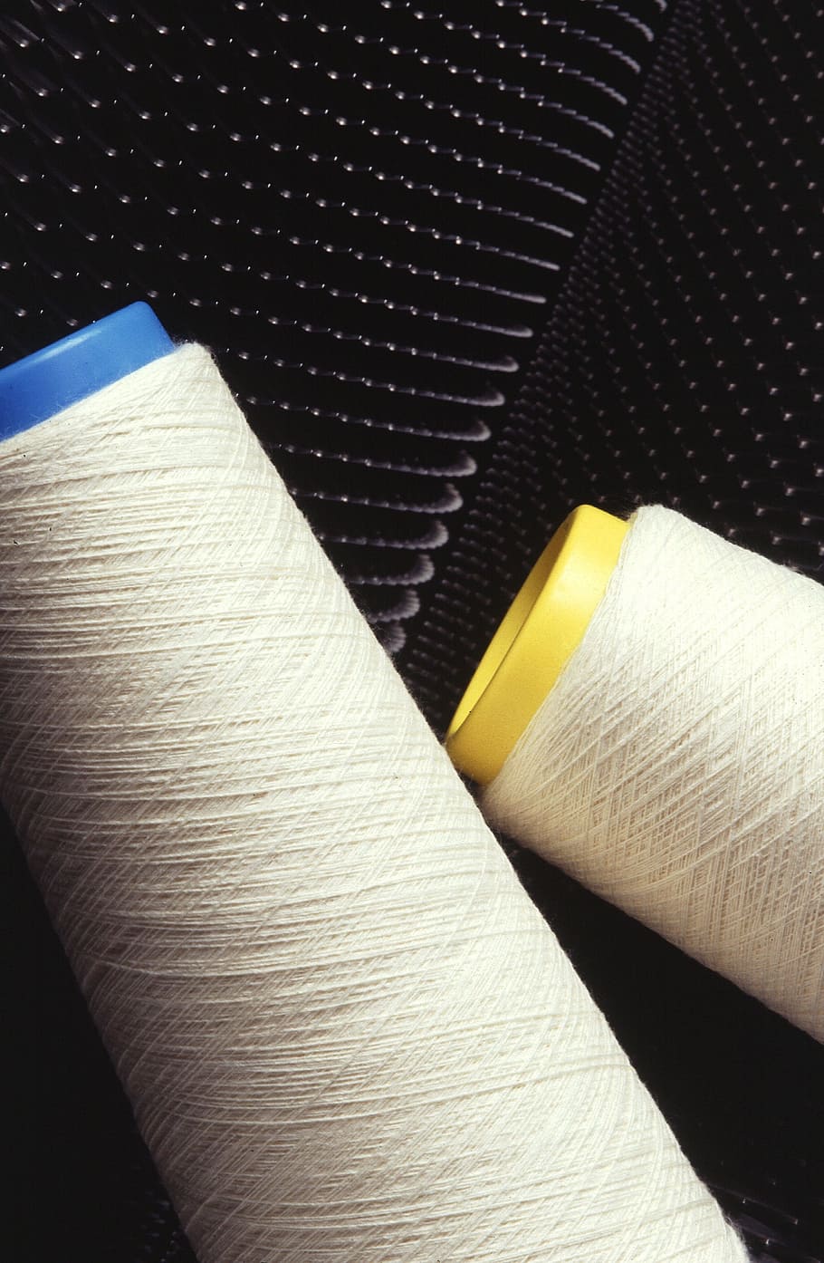 yarn, thread, conical, white, sew, knit, knitting, indoors HD wallpaper