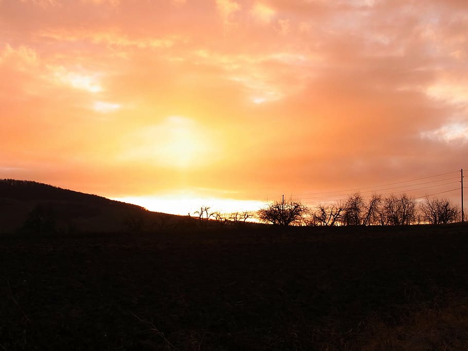 twilight, sun, dawn, sky, clouds, nature, sunset, cloud - sky HD wallpaper