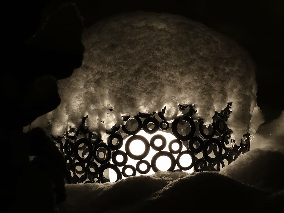 lighting, snow, lamp, motion, outdoor lighting, close-up, indoors HD wallpaper
