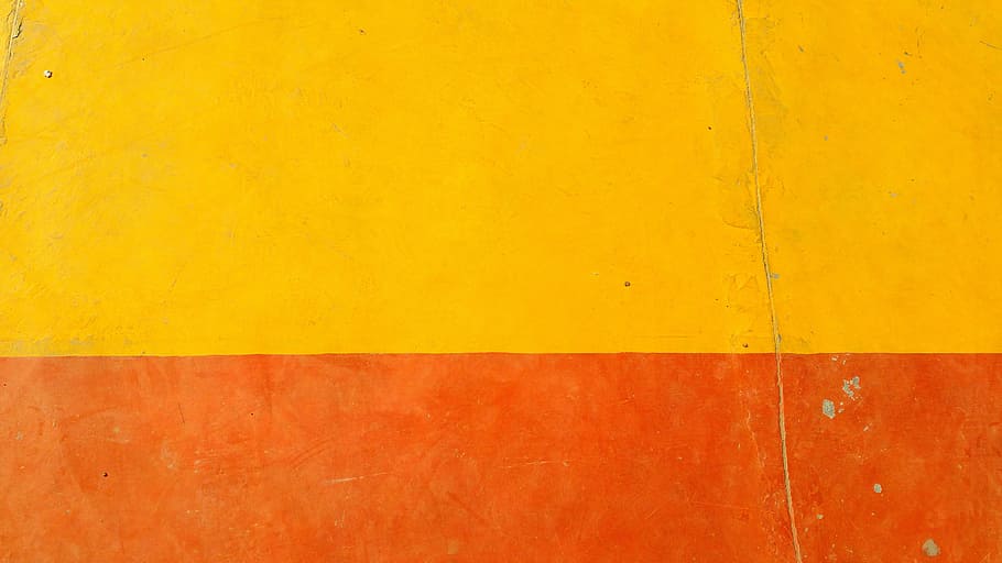 texture, wall, colors, surface, painted, rough, yellow, backgrounds HD wallpaper