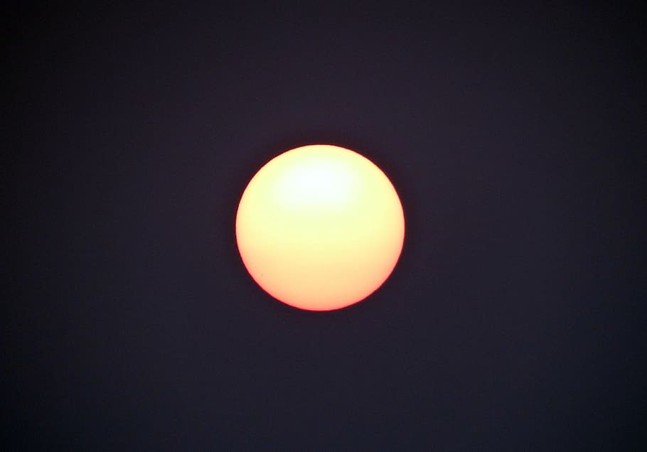 sunrise, dawn, morning, sundarbans, national park, india, circle, HD wallpaper