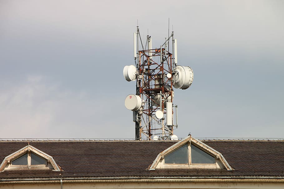 Antenna, Array, Cellphone, communications, data, microwave HD wallpaper