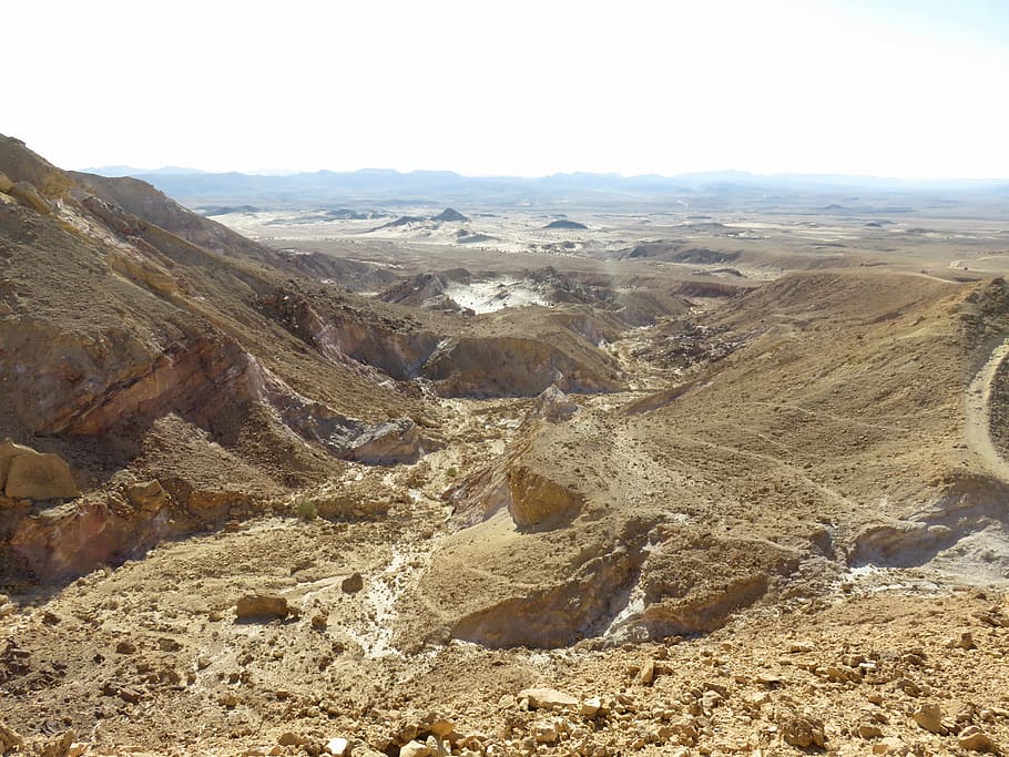 view, desert, nature, rock, dry, valley, landscape, beauty in nature HD wallpaper