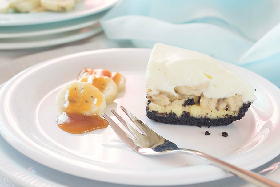 pie, bakery, food, dessert, sweet, delicious, plate, food and drink HD wallpaper