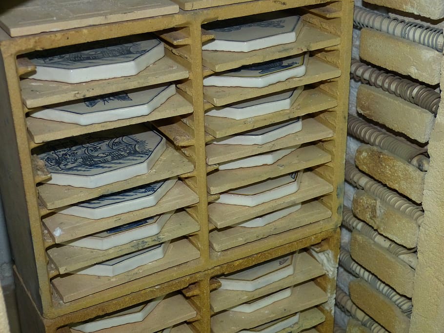 ceramic, pottery, burn, oven, kiln, heat, tile, tiles, azuleijo HD wallpaper