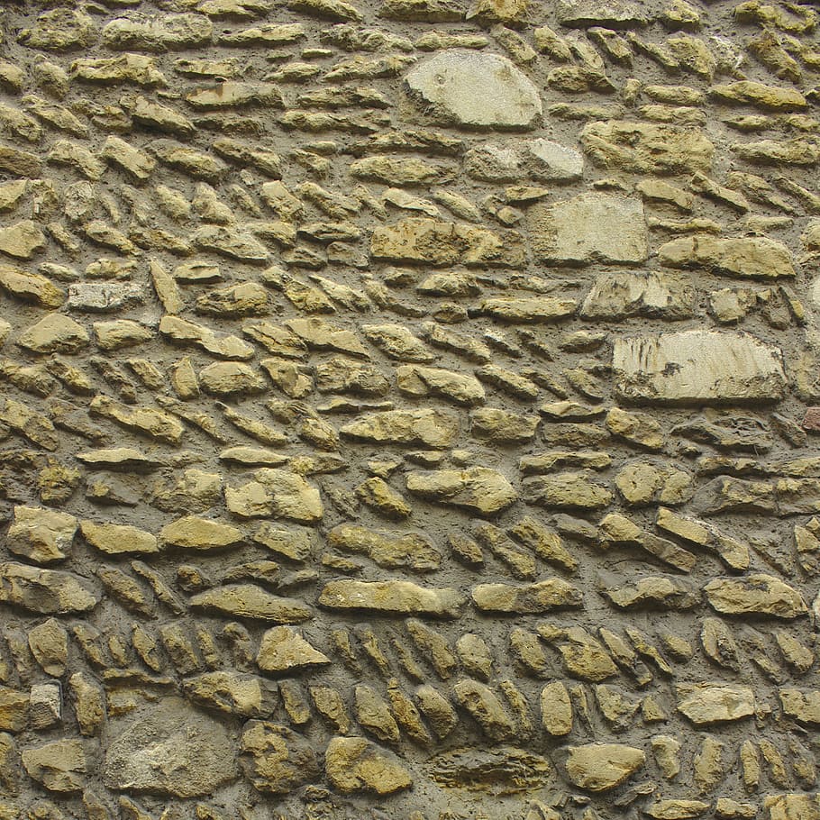 stone wall, old, limestone, brown, full frame, backgrounds HD wallpaper