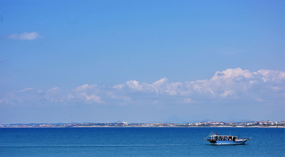 ship, turkey, sea, sky, bosphorus, shipping, port, marmameer HD wallpaper