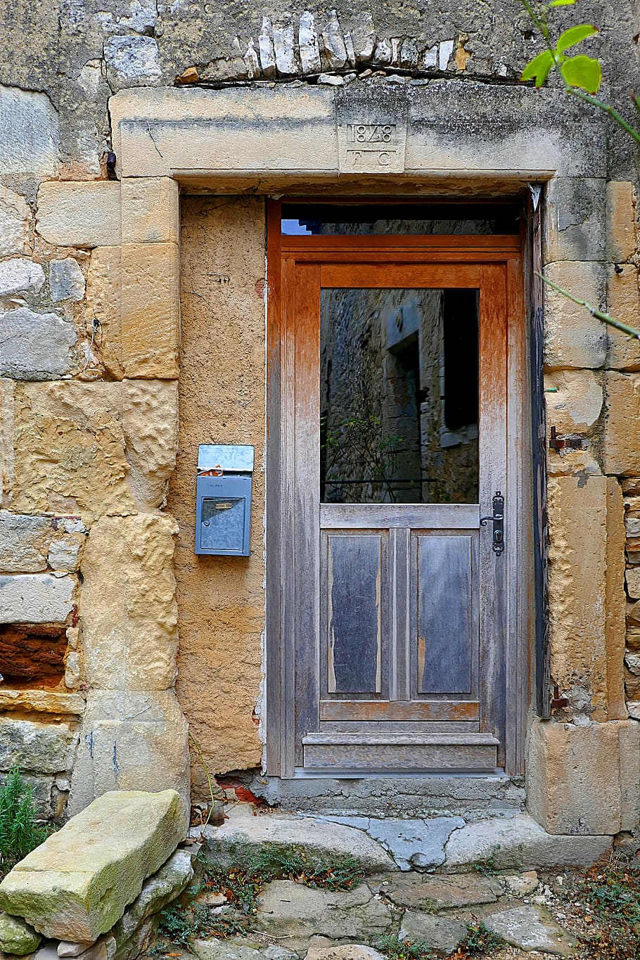door, doorway, old, cornillon, france, building exterior, built structure HD wallpaper
