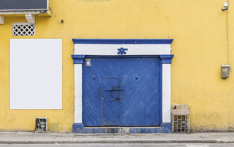 Building, Old, Colonial, Doors, architecture, grunge, painted HD wallpaper