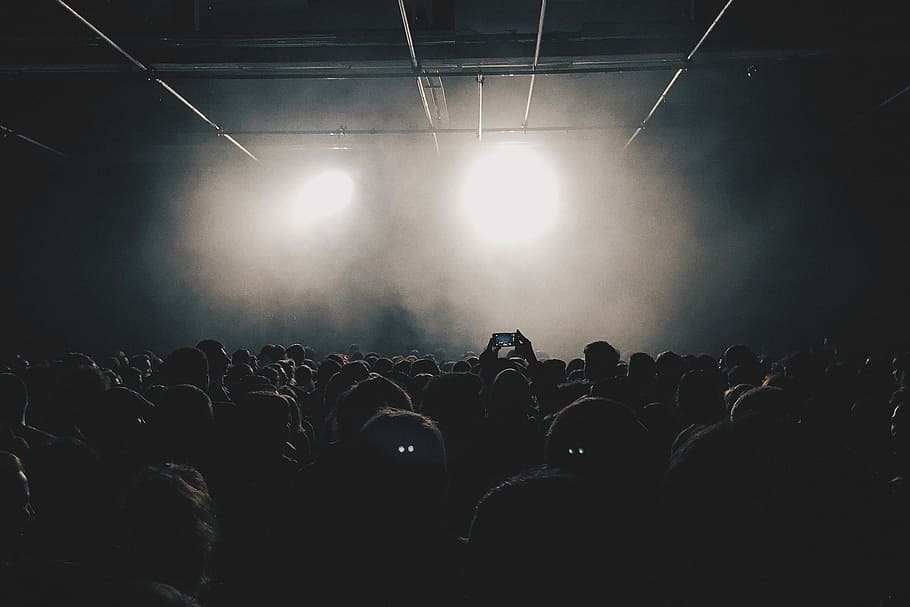 untitled, crowd, audience, people, event, concert, music, fans HD wallpaper