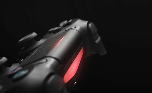 Sony PS4 DualShock 4, close up photography of dualshock 4, controller HD wallpaper