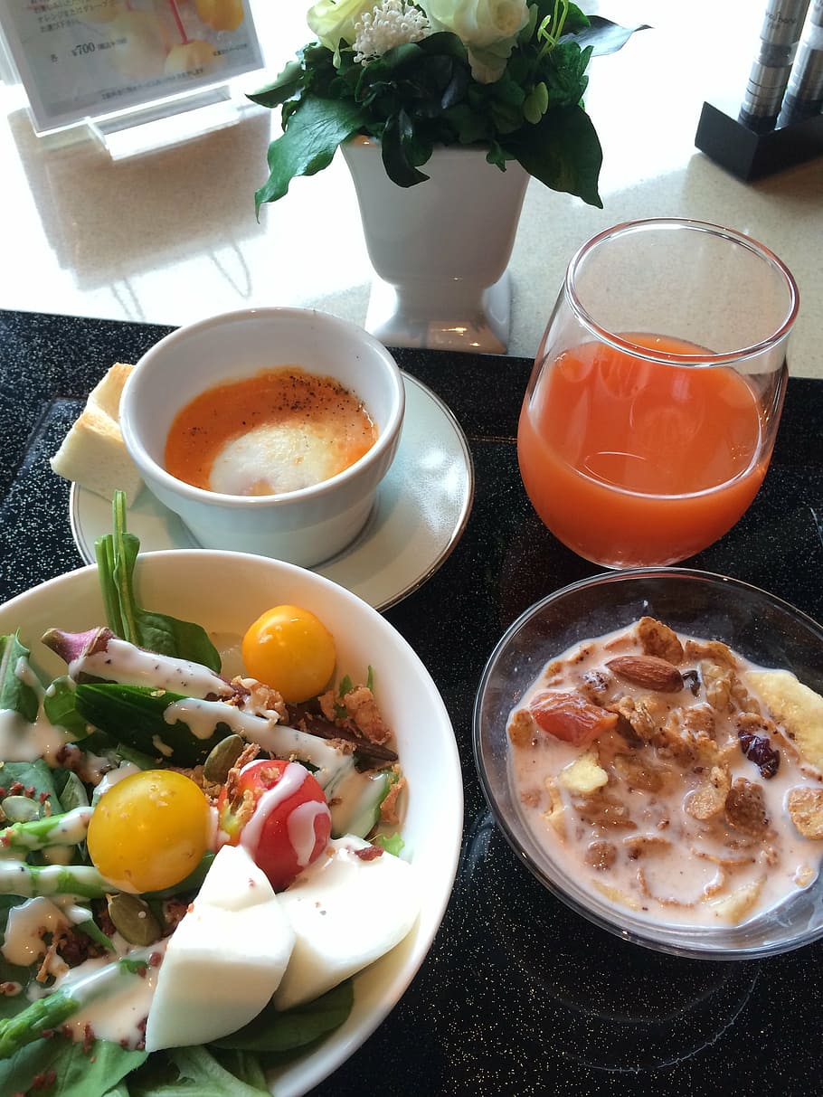 breakfast, healthy, hotel, food, meal, gourmet, dinner, vegetable HD wallpaper