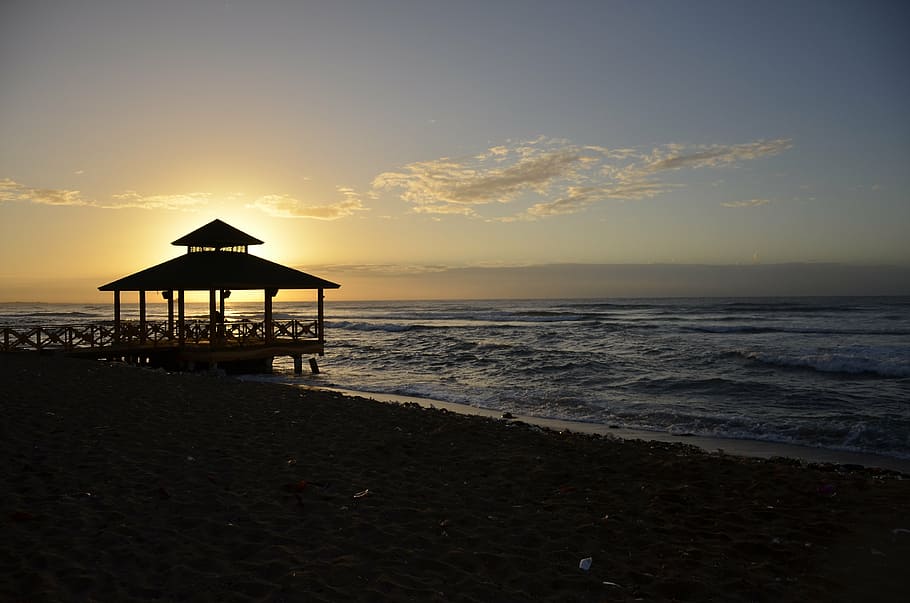landscape, beach, dawn, sea, water, sky, beauty in nature, scenics - nature HD wallpaper