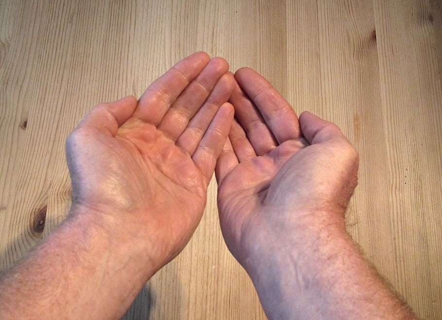 person's hands, take, keep, ask, received on, wood, boards HD wallpaper
