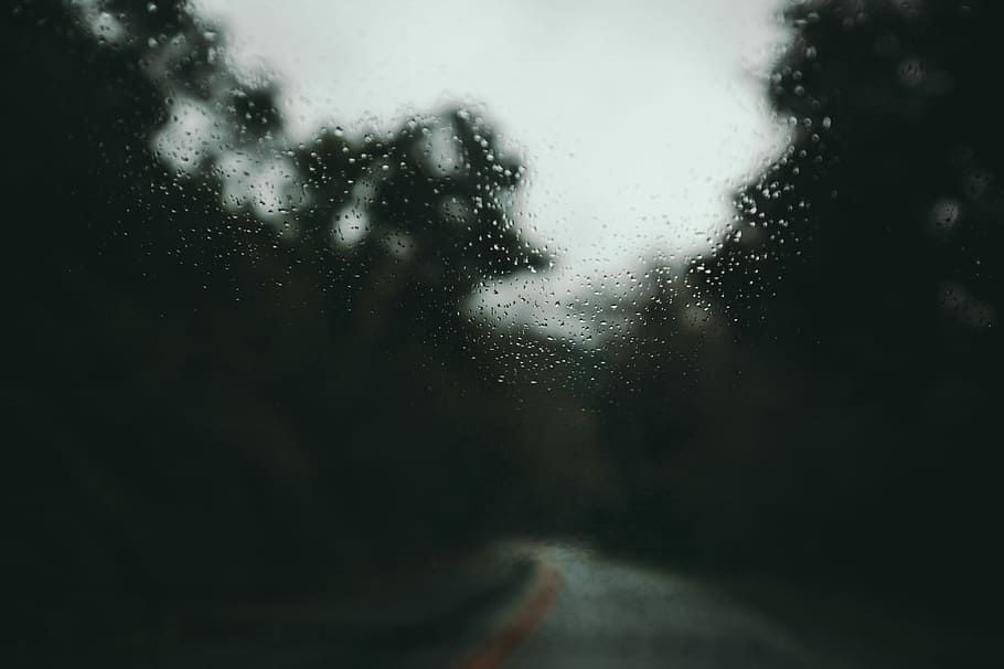 untitled, rain, glass, raindrop, storm, weather, wet, transparent HD wallpaper