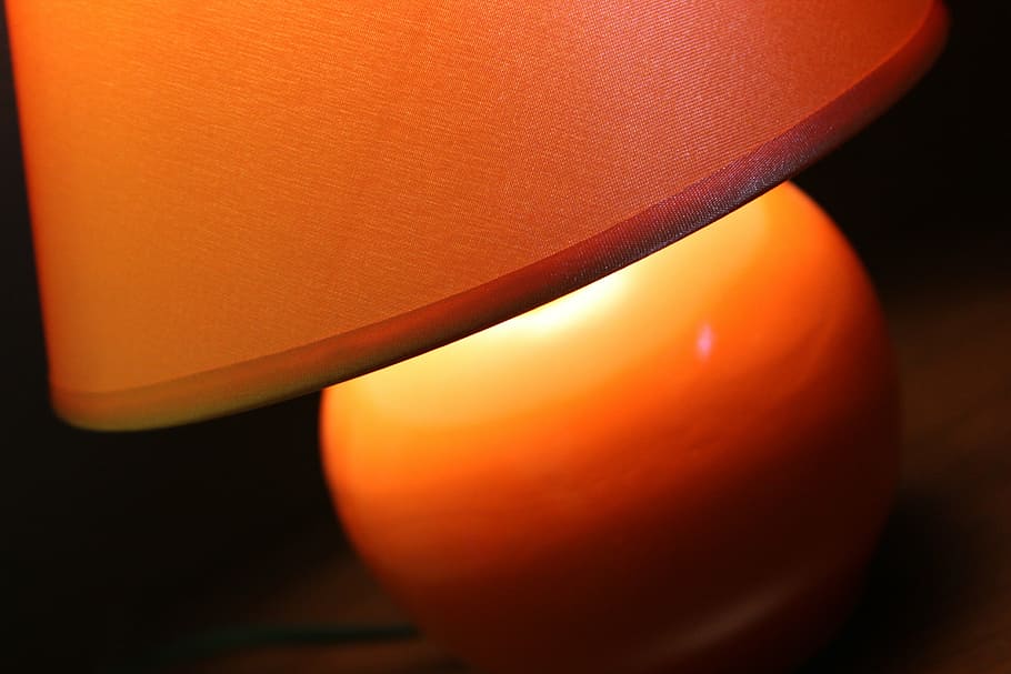 light, mood, lighting, orange color, close-up, indoors, no people HD wallpaper