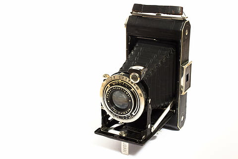 kodak, camera, analog, medium format, antique, old, photograph HD wallpaper
