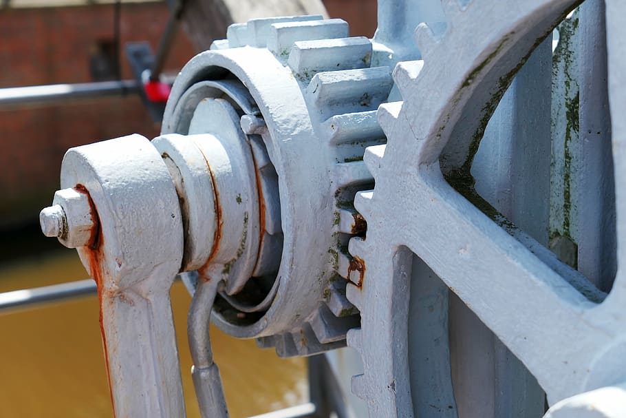 gears, technology, lifting device, transmission, drive, mechanics HD wallpaper