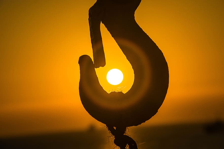 sun, sunset, perspectives, sailing, orange color, sky, silhouette HD wallpaper