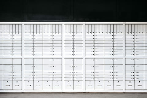 white braille paper, white printer paper, safe, locker, post office HD wallpaper