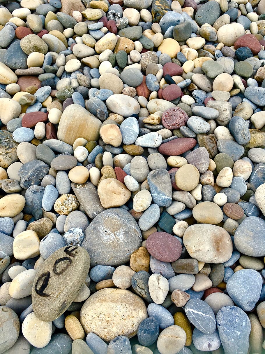 Pebbles, Pebble, Beach, Seaside, Rock, rocks, stone, nature HD wallpaper