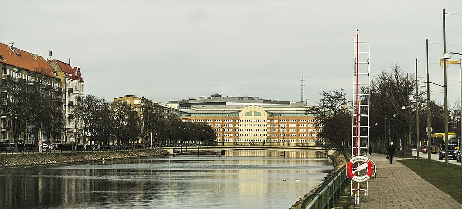 Malmö, Police Station, malmöstad, stadsfoto, stadsfotografi, HD wallpaper