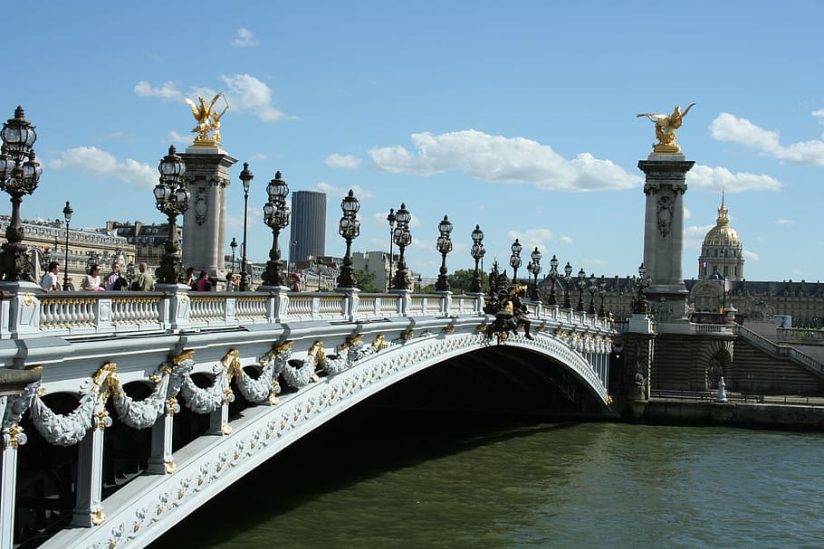 HD wallpaper: Bridges, Pont Alexandre III, France, Paris, Statue ...