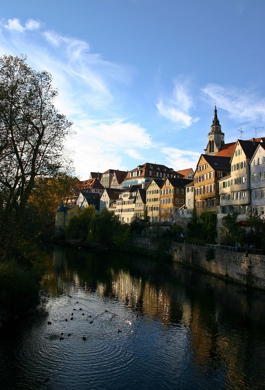 tübingen, old town, neckar, homes, historically, architecture, HD wallpaper