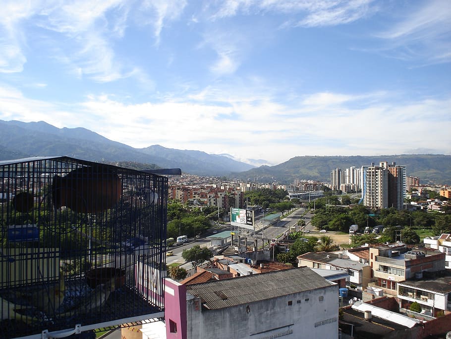 colombia, panoramic, mountain, architecture, skyline, city HD wallpaper