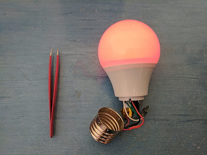 Bulb, Electronics, Iot, Lamp, Light, technology, electric, electricity HD wallpaper