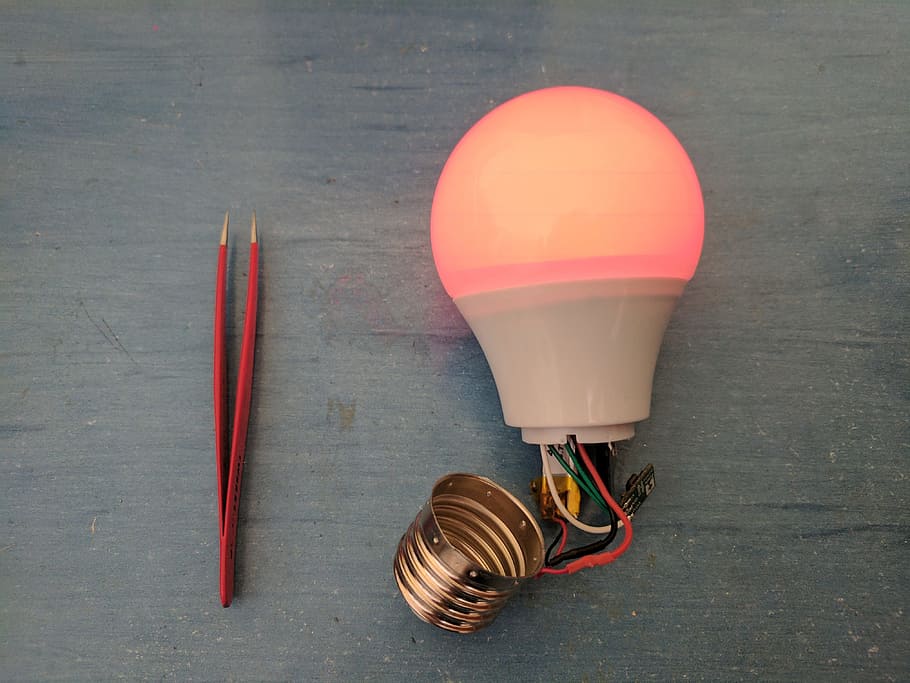 Bulb, Electronics, Iot, Lamp, Light, technology, electric, electricity