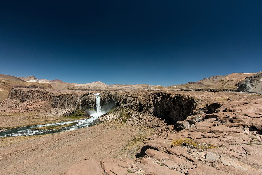 south america, chile, banos campanario, paso pehuenche, rio maule, HD wallpaper