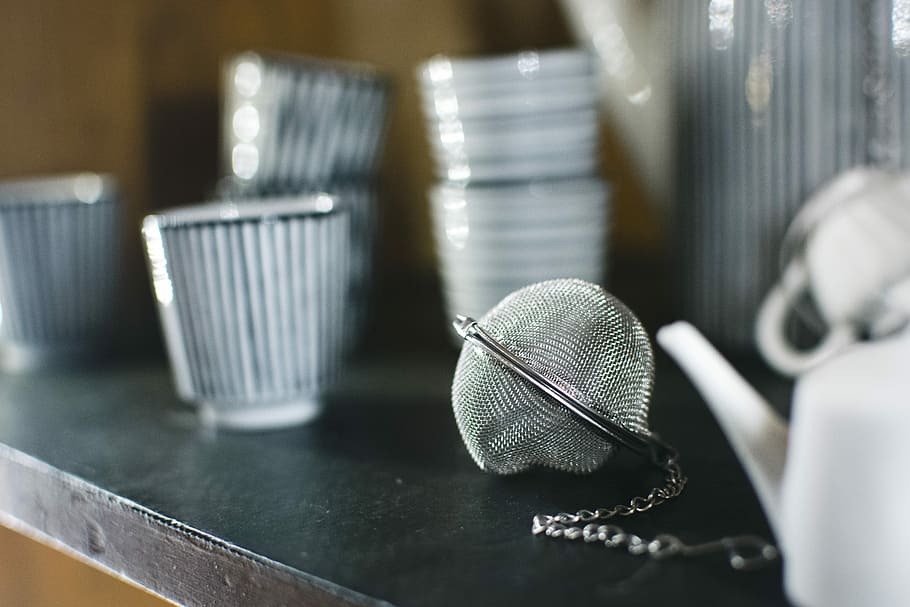 Tea infuser, close up, kitchenware, restaurant, kitchen Utensil HD wallpaper