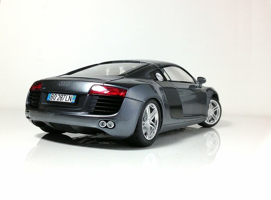 audi, r8, car, motor vehicle, mode of transportation, white background HD wallpaper