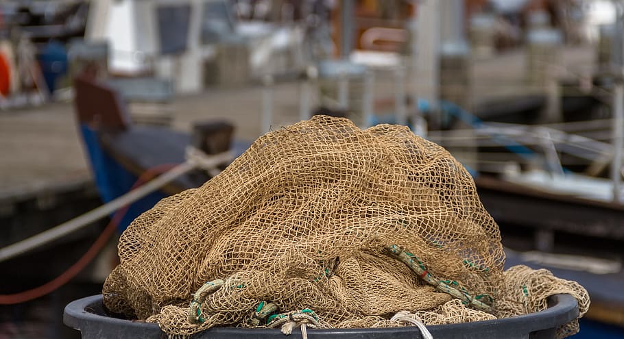 Brown Fishing Net