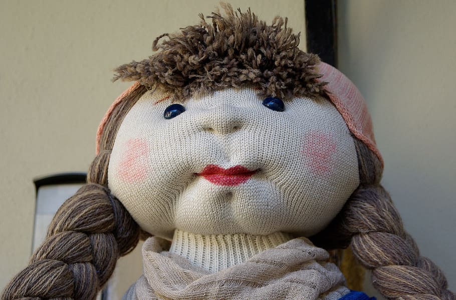 doll, wool, crafts, representation, close-up, human representation HD wallpaper