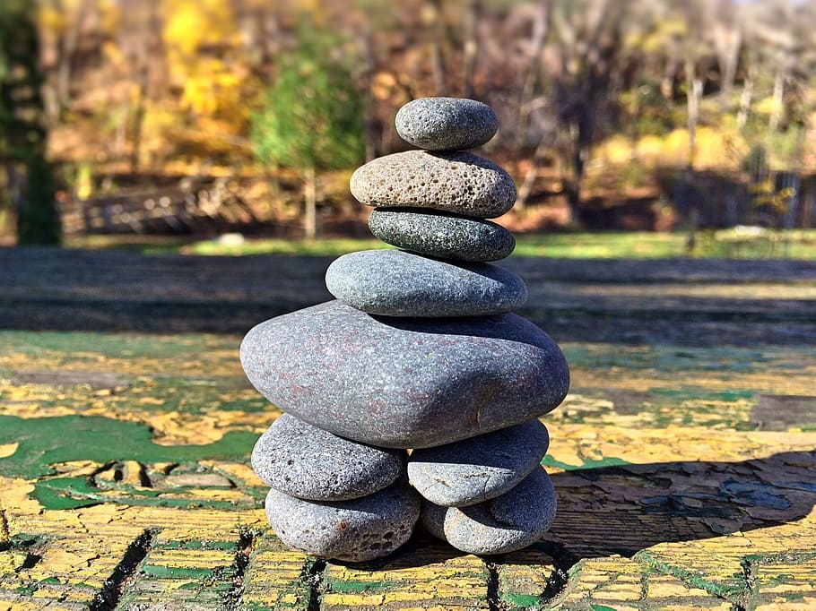 rock, stack, balance, stacked, nature, zen-like, stone - Object HD wallpaper