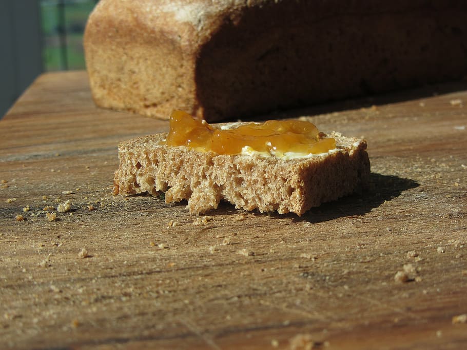 bread, jam, close, jam sandwich, food, food and drink, close-up HD wallpaper