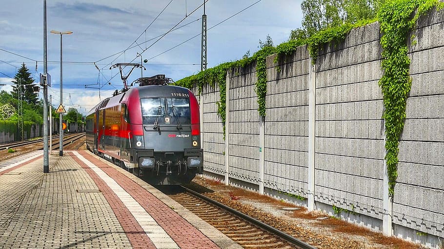 train, transport system, railway, rail transportation, track HD wallpaper