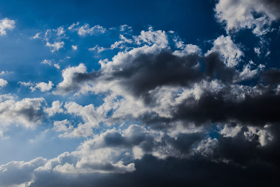 sky, clouds, blue sky clouds, autumn, weather, cloudscape, meteorology HD wallpaper